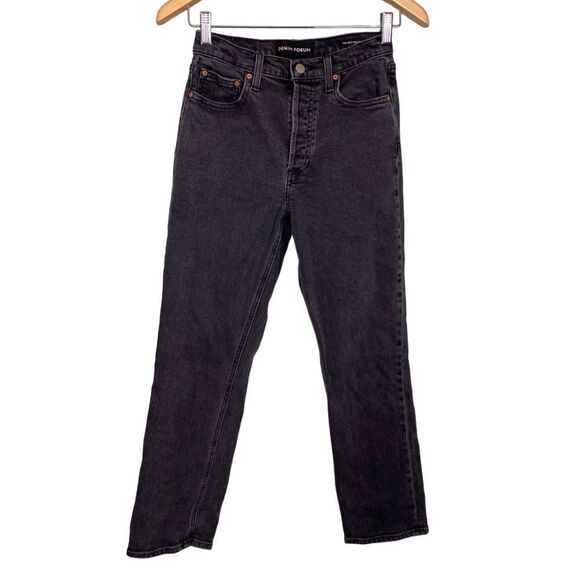 Aritzia Denim Forum Arlo High Rise Straight Leg Jeans 24 - Picture 9 of 15